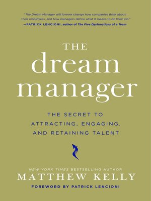 cover image of The Dream Manager